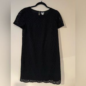 J CREW BLACK LACE DRESS